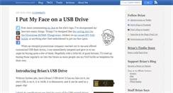 Desktop Screenshot of blog.brianmoses.net